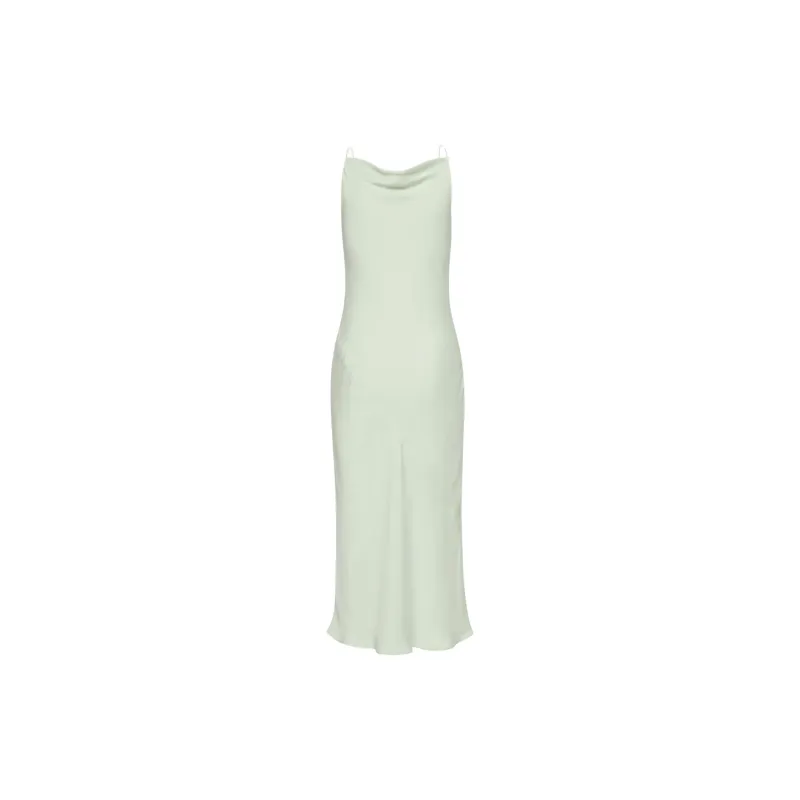 ARITZIA Babaton Fonda Satin Dress Slip Dresses Women's Soft Chip Mint-1