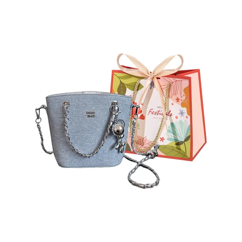 Cwatcun PU Shoulder Bag Women's Light Blue/Black/Dark Blue/Light Blue/Black/Dark Blue/Dark Blue/Sky Blue/Light Blue-12