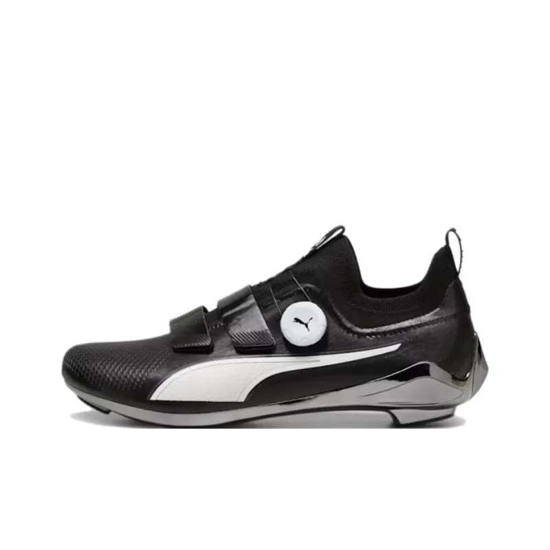 PUMA Anti Slip Wear Resistant Low Top Cycling Shoes Unisex Black-0