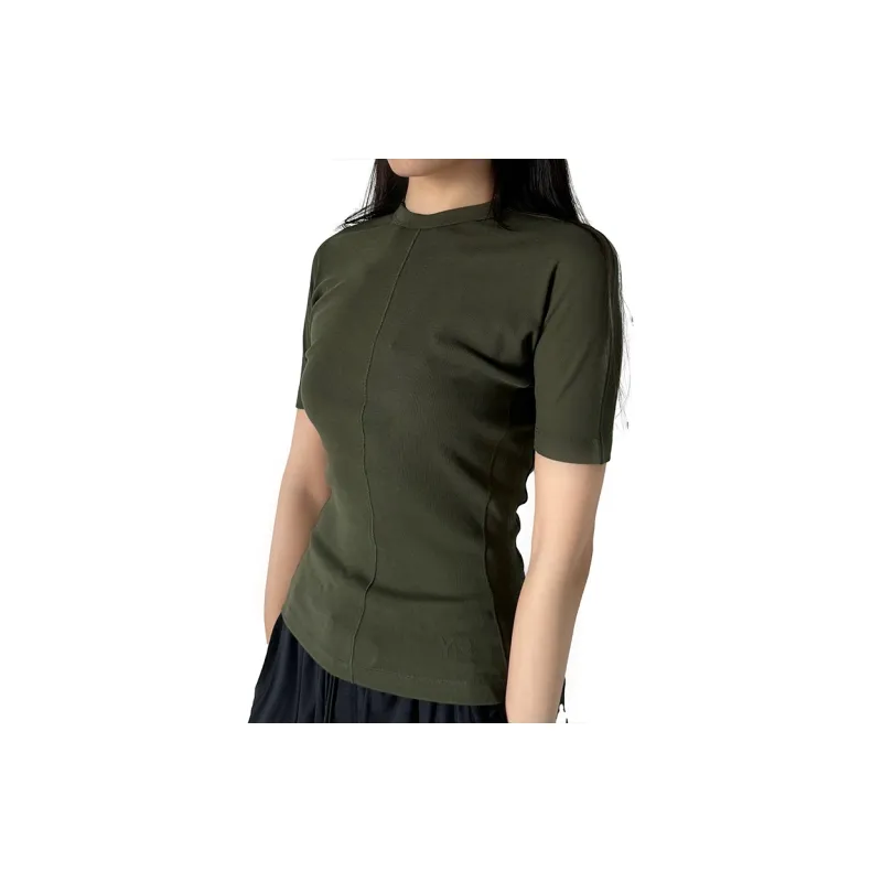 Y 3 Free Shipping With AdiClub Y 3 Fitted Short Sleeve Tee-4