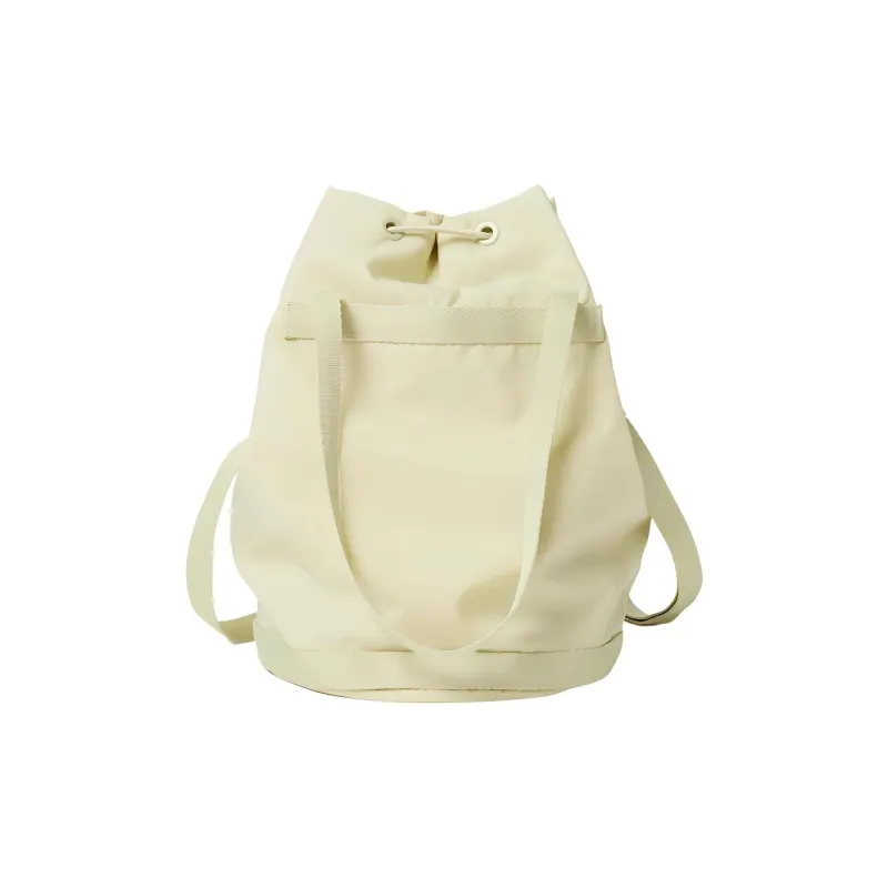 UNIQLO Polyamide Bucket Bag, Shoulder Bag, Crossbody Bag Regular Unisex Light Beige-2