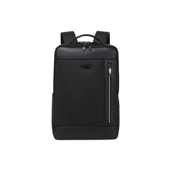 QRST Composite Fabric With Microfiber Backpack And Laptop Bag Men's Black