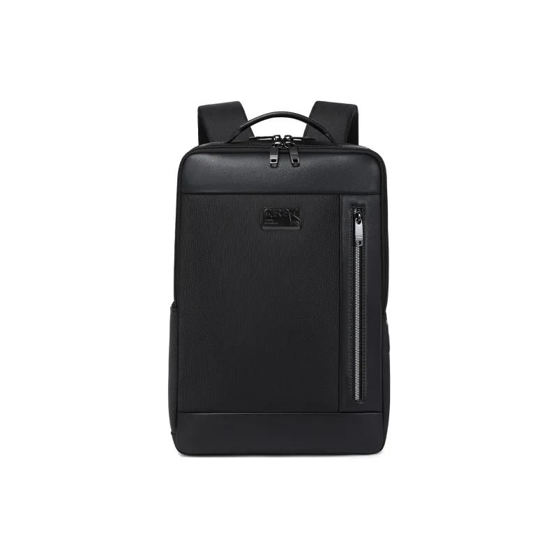 QRST Composite Fabric With Microfiber Backpack And Laptop Bag Men's Black-0