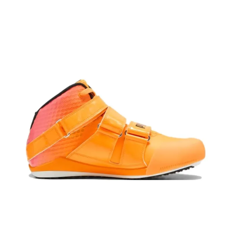 PUMA Anti Slip Wear Resistant Mid Top Training Shoes Men's Orange-1