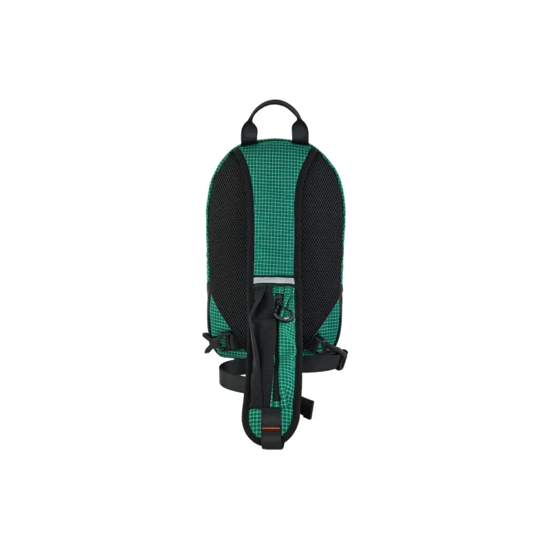 Reebok Fabric Crossbody Bag Sports Sling Bag Medium Size Unisex Black/Green-5
