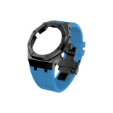 Black Case Black Bezel Sky Blue Strap