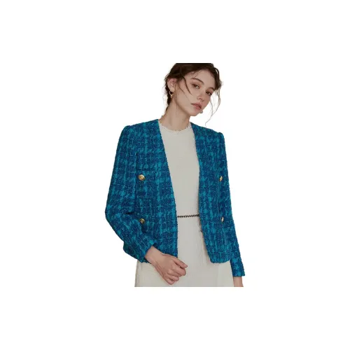 ROEYSHOUSE Business Suits Women's Peacock Blue