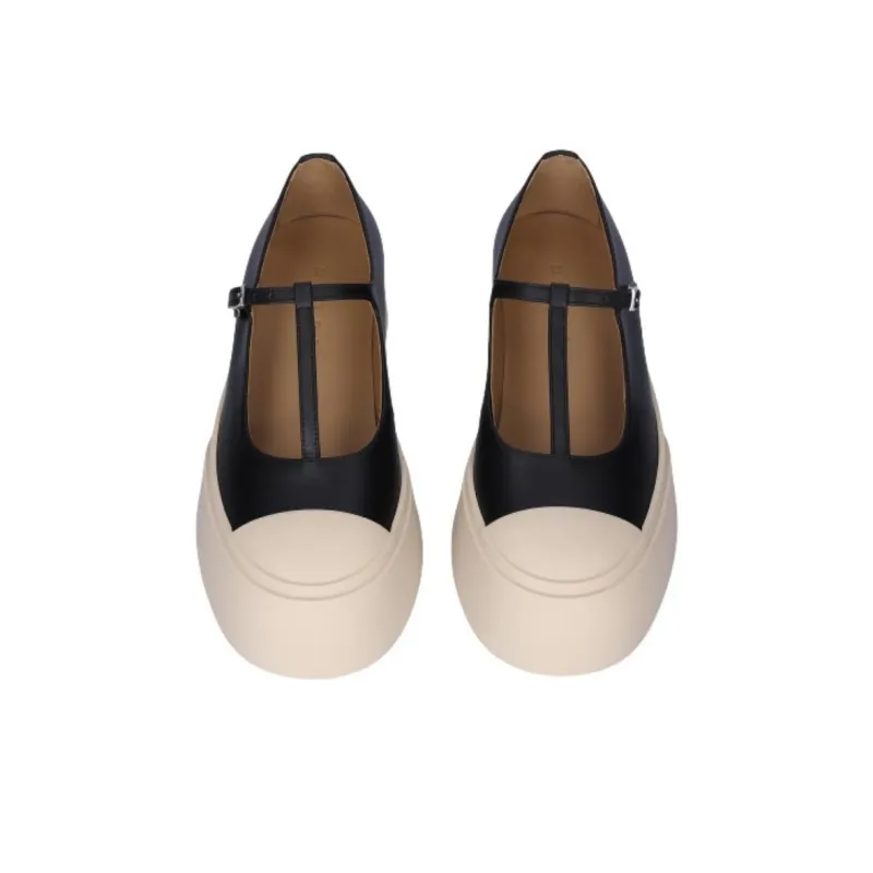 MARNI Platform Mary Jane Shoes Women's Black-4