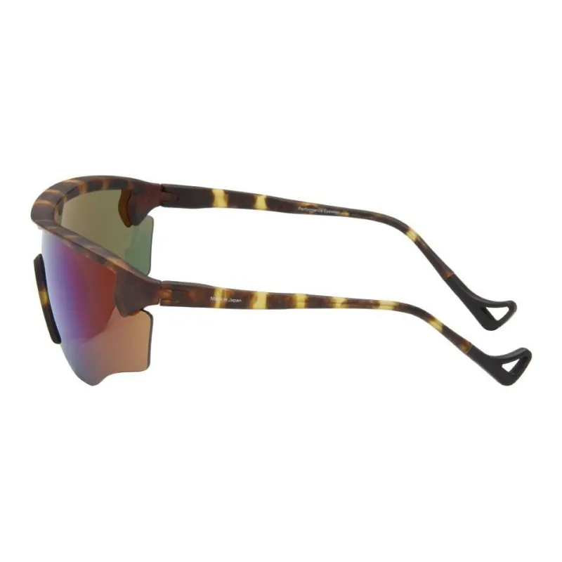 District Vision Nylon Titanium Irregular Shape Sunglasses Men's Tortoiseshell-1