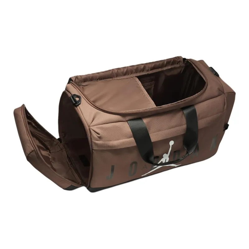 Jordan Polyester One Shoulder Crossbody Portable Travel Bag Regular Unisex Antique Brown-3