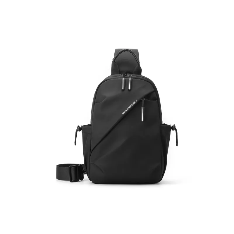 Yalu Nylon Fabric Crossbody Bag Regular Men's Dark Gray/Khaki/Dark Blue/Black-0