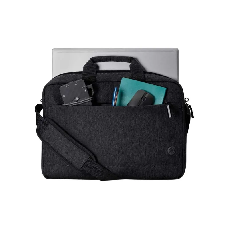 HP HUIPU Nylon Portable Crossbody Bag Shoulder Bag Unisex Black-4