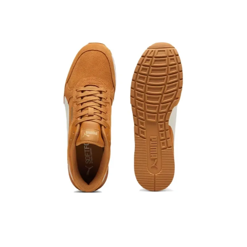 PUMA St Runner Anti Slip Wear Resistant Low Top Casual Shoes Unisex Brown-3
