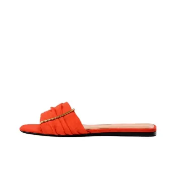 ZARA Slip-Resistant Slide Slippers Women's Orange