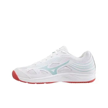 Mizuno Cyclone Speed 3 Slip Resistant, Abrasion Resistant, Breathable Low Top Training Shoes Unisex White Blue Red