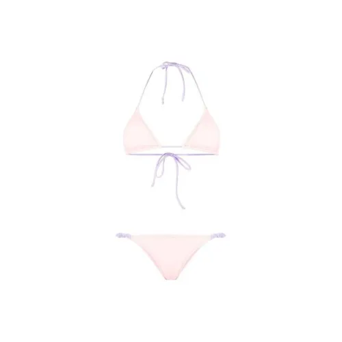 REINA OLGA Scrunchie Triangle Cup Bikini Set