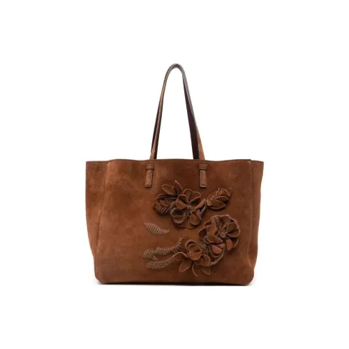 ERMANNO SCERVINO Floral-appliqué Tote Bag