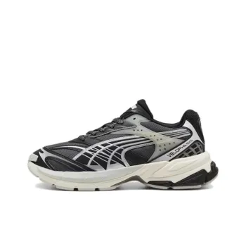 PUMA Velophasis Anti Slip Wear Resistant Low Top Running Shoes Unisex Black
