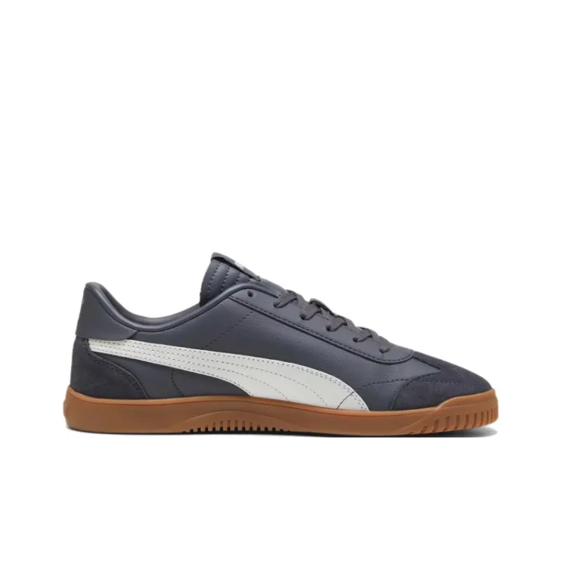 PUMA Club 5v5 Anti Slip Wear Resistant Low Top Casual Shoes Unisex Gray Gold-1