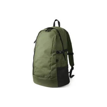 MUJI Polyester Backpack Large Size Unisex Navy Blue/Black/Smoky Green