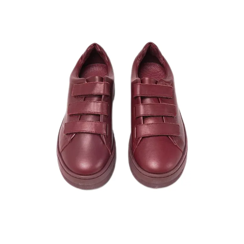 Sandro Low Top Casual Shoes Women's Red-3