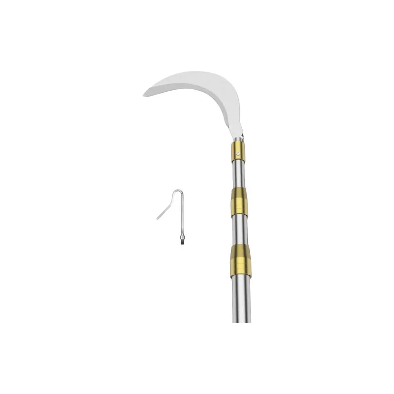 The Realm Of Fishing Fishing Net Pole Fishing Grass Cutter Stainless Steel Fishing Nets-13