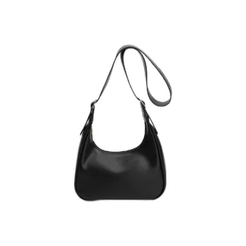 Carksky PU Crossbody Bag Shoulder Bag Regular Women's Black/White