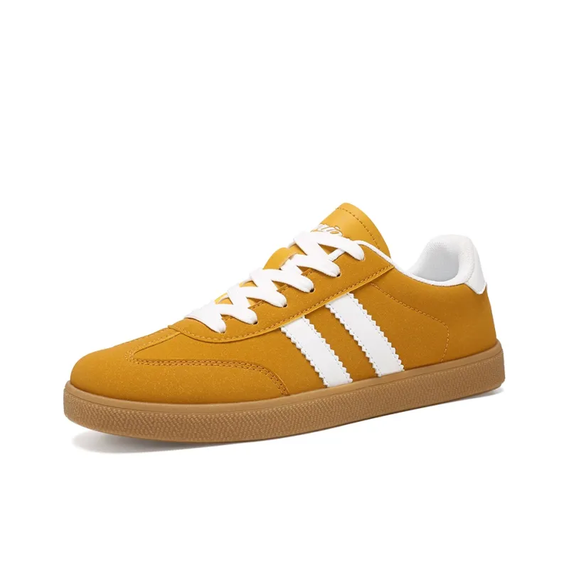 WARRIOR Skateboard Shoes Unisex Low Top Cheese Yellow-1