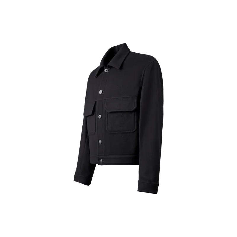 HOGAN Button up Felted Shirt Jacket-1