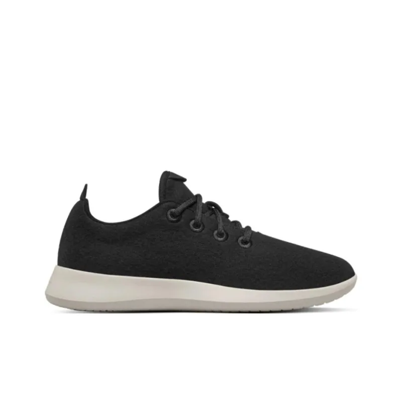 Allbirds Wool Runner Cushioning Low-Top Sports Casual Shoes Women's Infinite Black-1