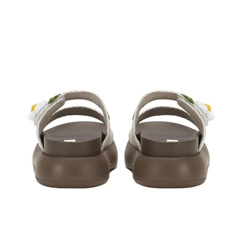 Teenie Weenie Slide Slippers Women's Ivory-3