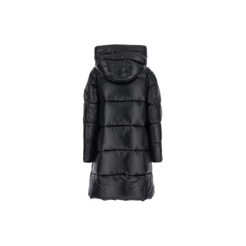 SAVE THE DUCK Logo Patch Padded Coat-1