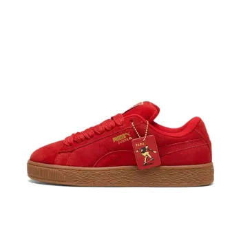 PUMA PLAY LOUD Anti Slip Wear Resistant Low Top Skateboard Shoes Unisex Red