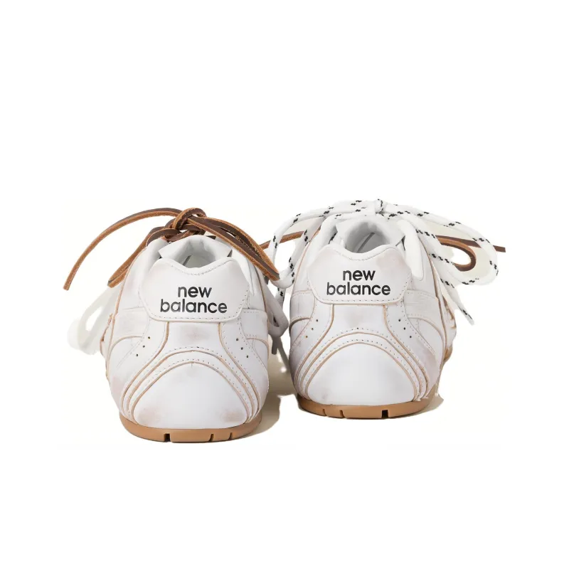 New Balance x MIU MIU NB 530 SL Wear Resistant Low Top Casual Athletic Shoes Women's White-3