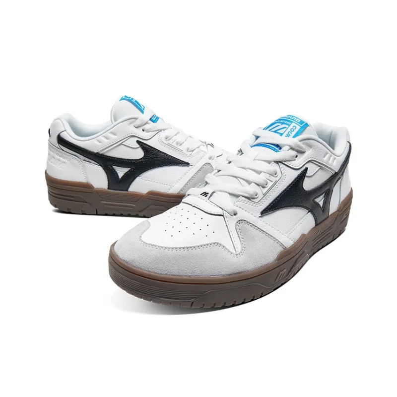 Mizuno Anti Slip Wear Resistant Low Top Casual Shoes Unisex Beige White Black Brown-2