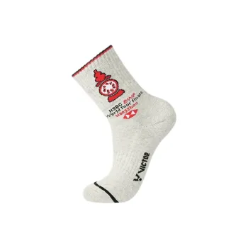 VICTOR Mid Calf Socks Unisex Heather Gray