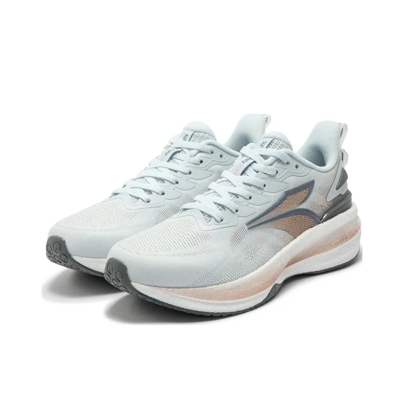 361° Anti Slip Wear Resistant Low Top Casual Running Shoes Women's Gray-1