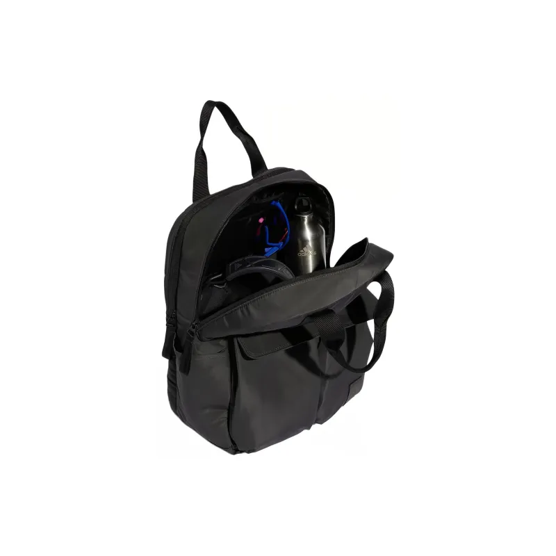 Adidas Recycled Polyester Backpack Unisex Carbon Black & Black-4
