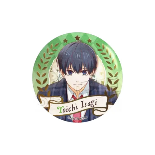 March·Monster Blue Lock Blue Lock Gold Foil And Paper Vintage Throne Badge Badges
