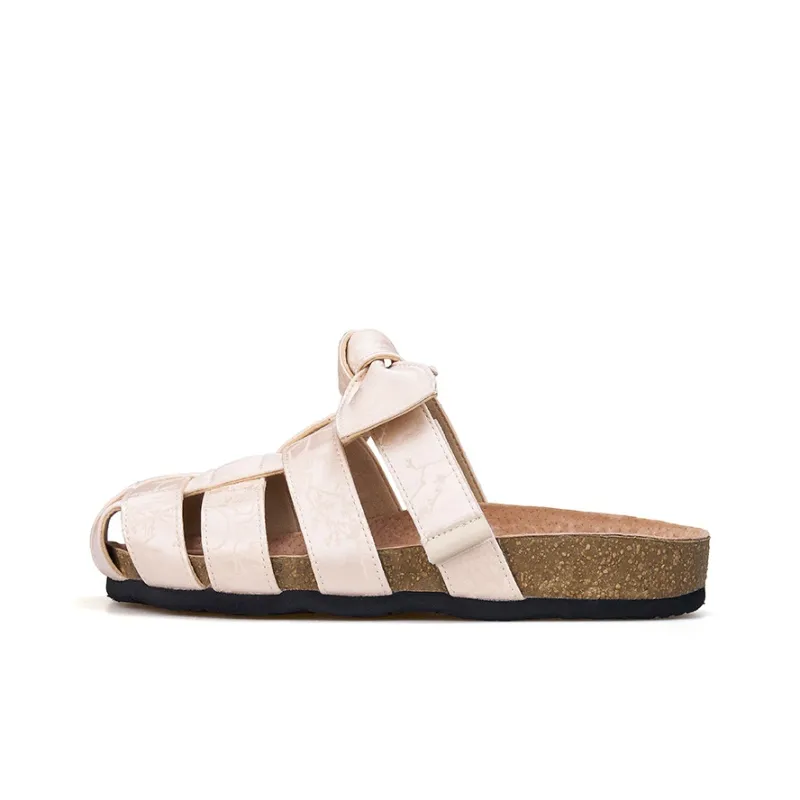 Joy&Mario Rubber Sole Abrasion Resistant Slip Resistant Closed Toe Slippers Women's-9