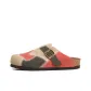 Khaki/Watermelon Red