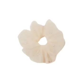 BABYBEI Metallic Yarn Hair Tie Ethereal Sweet Style Versatile Gentle Black Beige Hair Accessories Women's