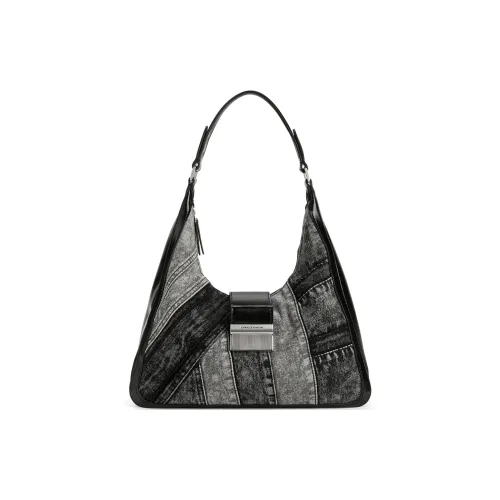 CHARLES&KEITH Fabric Shoulder Bag Tubas Women's Noir Black