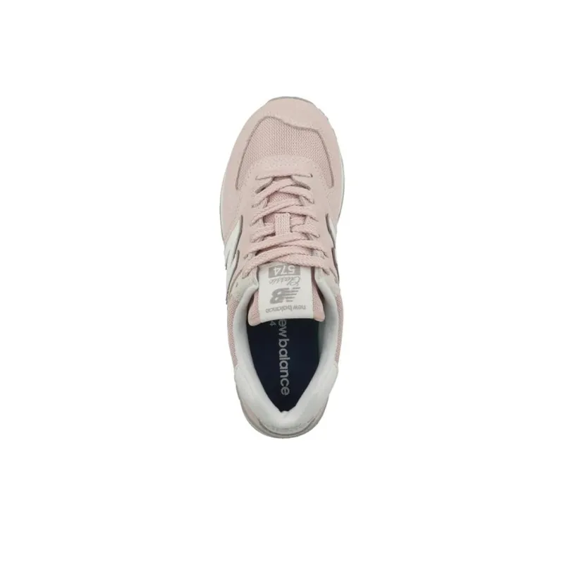 New Balance NB 574 Anti Slip Wear Resistant Low Top Casual Running Shoes Women's Pink-4