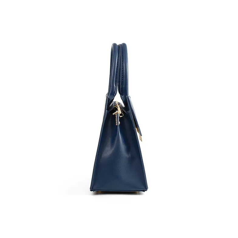 Vigno Synthetic Leather Handbag Regular Women's Red/Blue-2