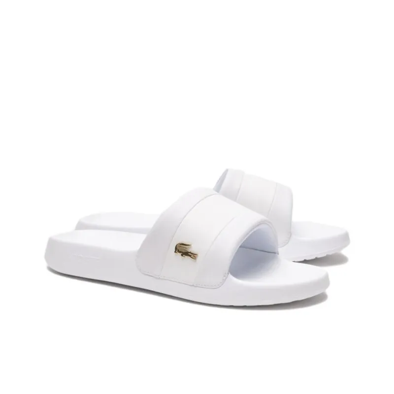 LACOSTE Slip-Resistant Slide Slippers Men's White-2