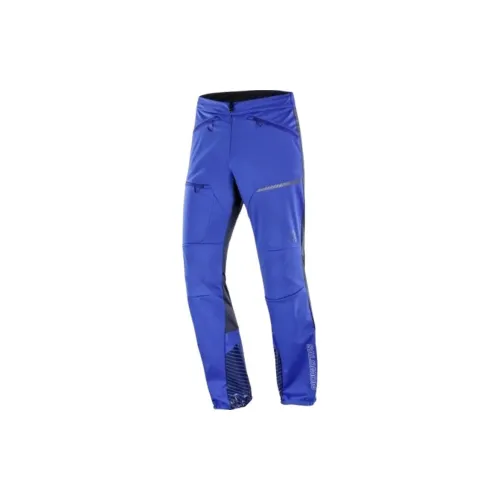 SALOMON Ski Pants Men Purple