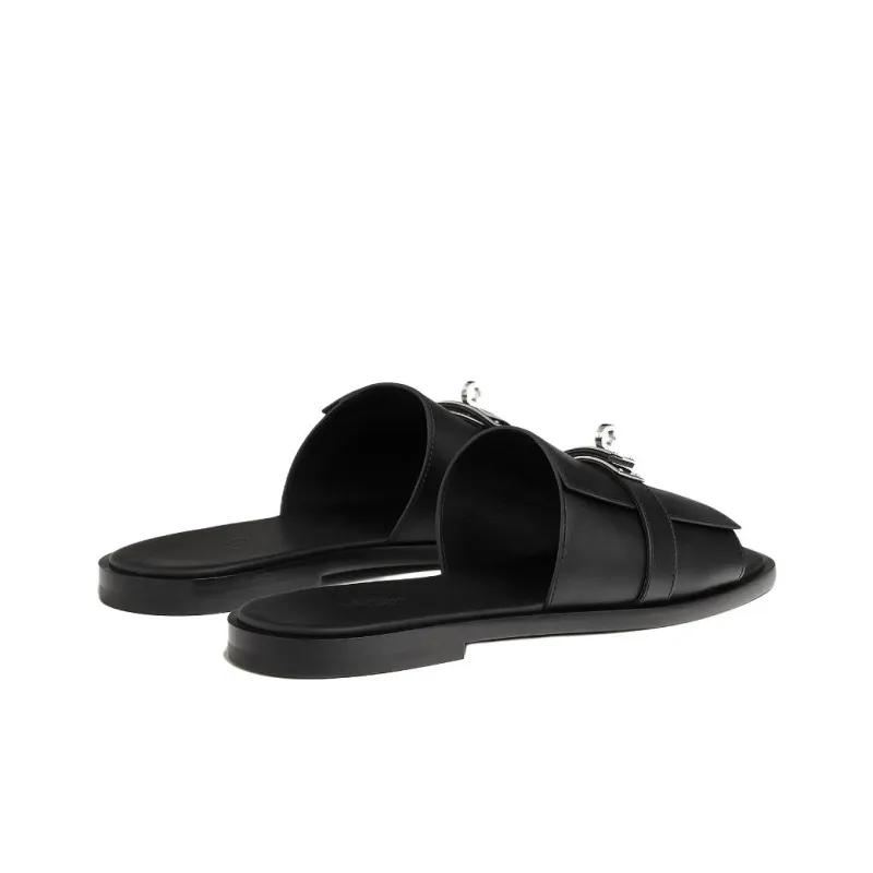 HERMES Gabriella Slide Slippers Men's Black-3