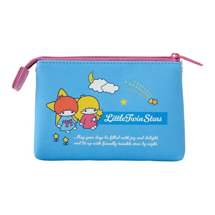 Sanrio PVC Polyvinyl Chloride Clutch Wallet Women's Blue-1