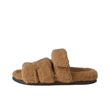 HERMES Chypre Slide Slippers Women's Brown
